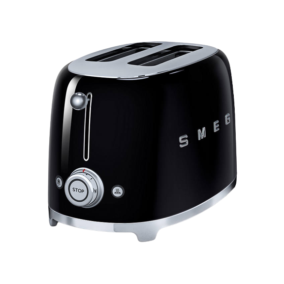 Smeg TSF01 2-Slice Toaster - Black