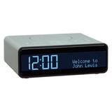 John Lewis & Partners Spectrum Clock DAB/DAB+/FM Digital Radio, Black / Slate Grey