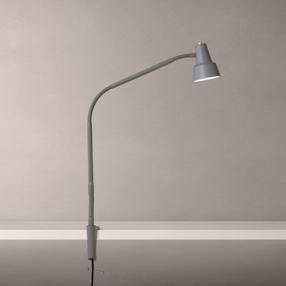 John Lewis & Partners Zadie LED Clip on Desk Lamp with Clamp