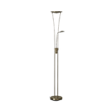John Lewis & Partners Levity LED Uplighter Floor Lamp - Antique Brass