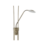 John Lewis & Partners Levity LED Uplighter Floor Lamp - Antique Brass