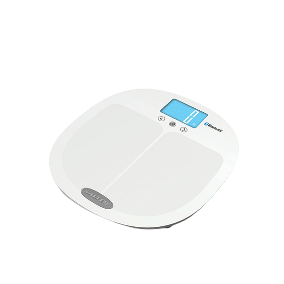 Salter Curve Bluetooth Smart Analyser Bathroom Scale - White