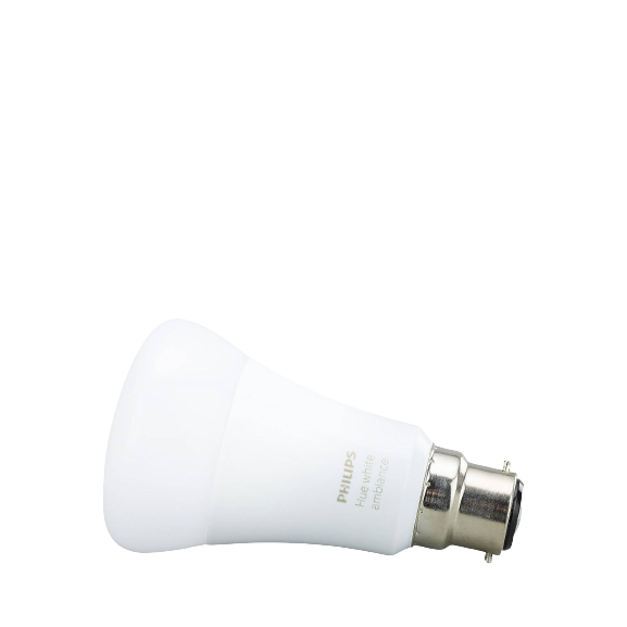 Philips Hue White Ambiance Wireless Lighting LED Light Bulb, 9.5W A60 B22 Bulb, Single
