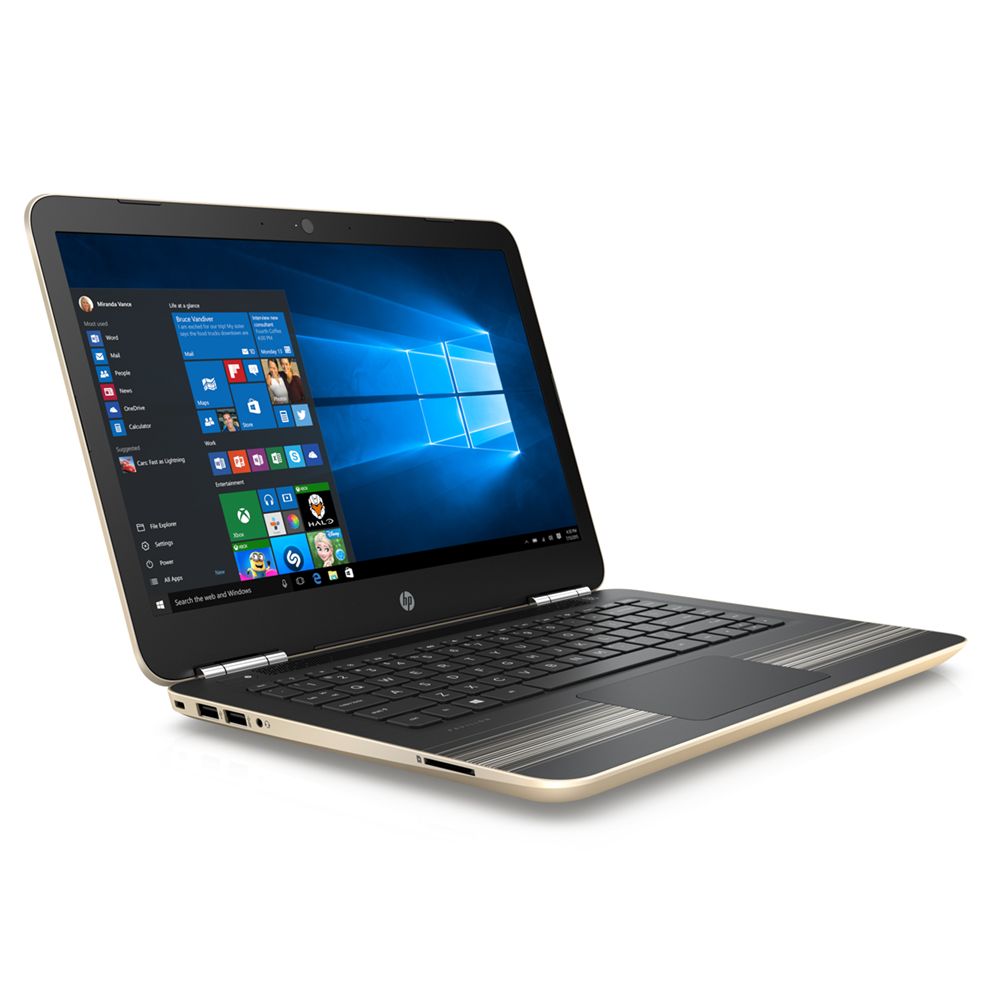 HP Pavilion 14-AL118NA 14" Laptop, Intel Core i7, 8GB RAM, 256GB HDD, NVIDIA 940MX, 1AP77EA#ABU, Gold