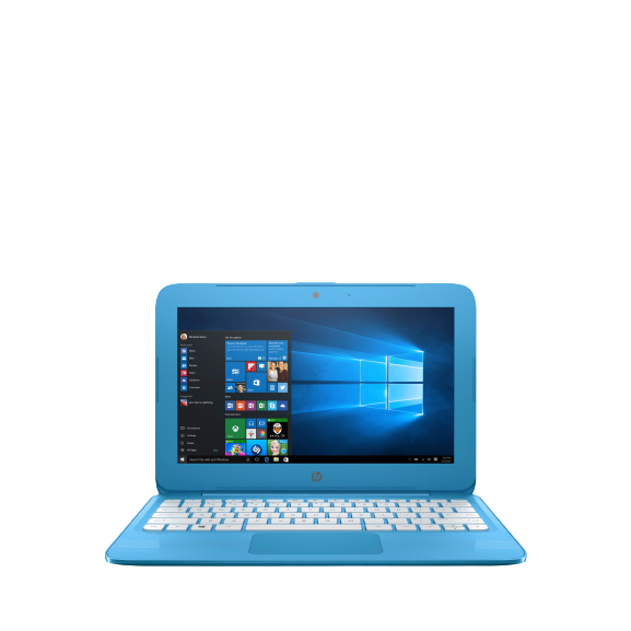 HP Stream 11-y000na Laptop, Intel Celeron, 2GB RAM, 32GB eMMC, 11.6", Aqua Blue