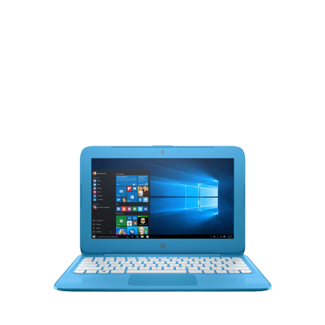 HP Stream 11-y000na Laptop, Intel Celeron, 2GB RAM, 32GB eMMC, 11.6", Aqua Blue