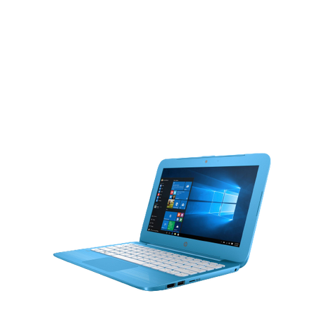 HP Stream 11-y000na Laptop, Intel Celeron, 2GB RAM, 32GB eMMC, 11.6", Aqua Blue