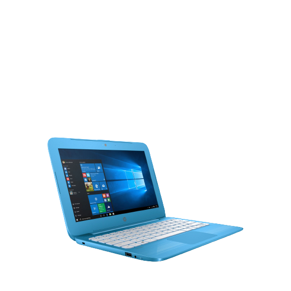 HP Stream 11-y000na Laptop, Intel Celeron, 2GB RAM, 32GB eMMC, 11.6", Aqua Blue