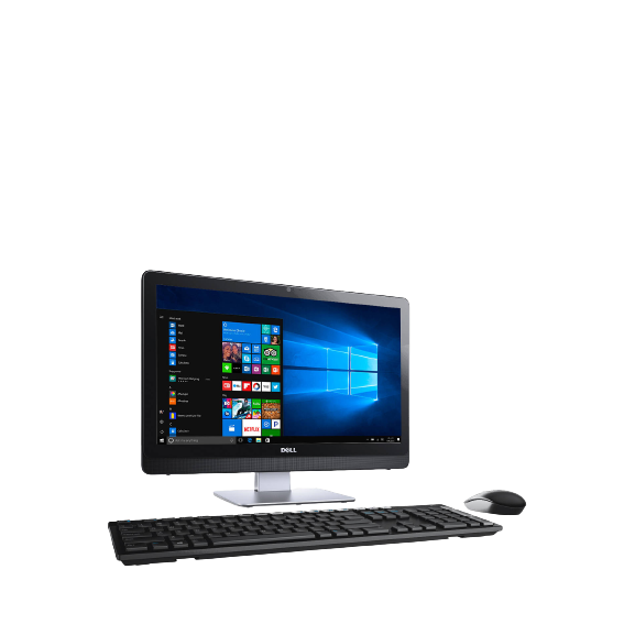 Dell Inspiron 22 3264 All-in-One Desktop, Intel Core i3, 8GB RAM, 1TB HDD, 21.5" Full HD, Black