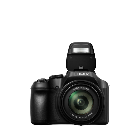 Panasonic Lumix FZ82 18MP 60x Zoom Bridge Camera - Black