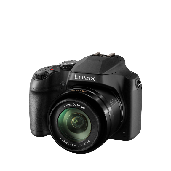 Panasonic Lumix FZ82 18MP 60x Zoom Bridge Camera - Black