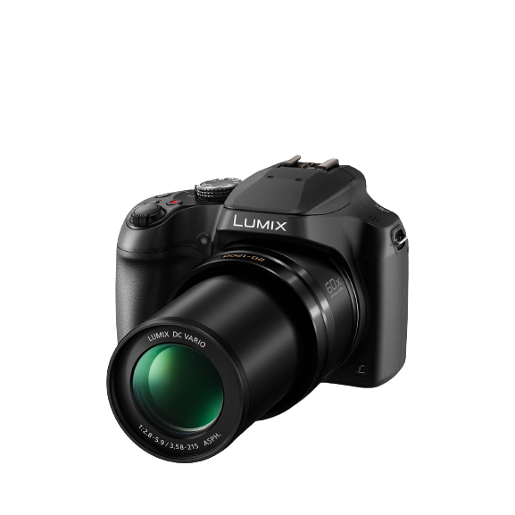 Panasonic Lumix FZ82 18MP 60x Zoom Bridge Camera - Black