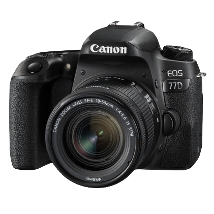 Canon EOS 77D Digital SLR Camera with EF-S 18-55mm IS STM Lens