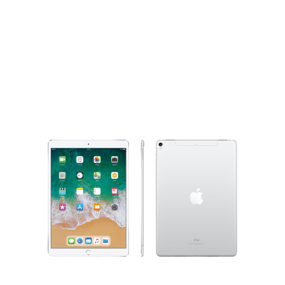 Apple iPad Pro 10.5" (2017) Wi-Fi + Cellular, 256GB Storage, Silver (MPHH2B/A)