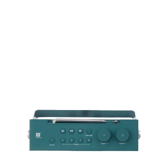 John Lewis Spectrum Duo DAB/FM Bluetooth NFC Digital Radio - Teal - Refurbished Good