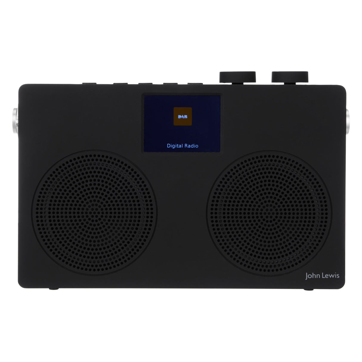 John Lewis & Partners Spectrum Duo DAB/DAB+/FM Bluetooth NFC Digital Radio, Black