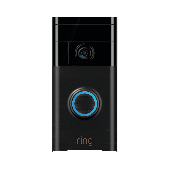 Ring Smart Video Doorbell with Built-in Wi-Fi & Camera - Venetian Bronze - Pristine