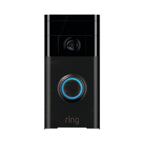 Ring Smart Video Doorbell with Built-in Wi-Fi & Camera - Venetian Bronze - Pristine