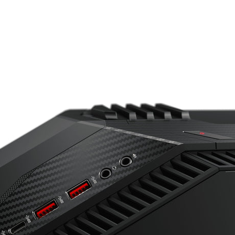 HP OMEN 880-021na Desktop PC, AMD Ryzen 7, 8GB, 2TB HDD + 256GB M.2 SSD, Radeon RX 580, Black