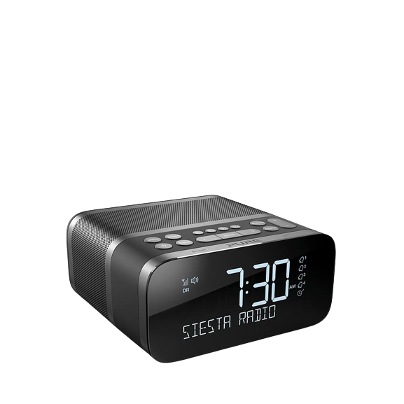 Pure Siesta S6 DAB/DAB+/FM Bluetooth Bedside Clock Radio - Refurbished Excellent