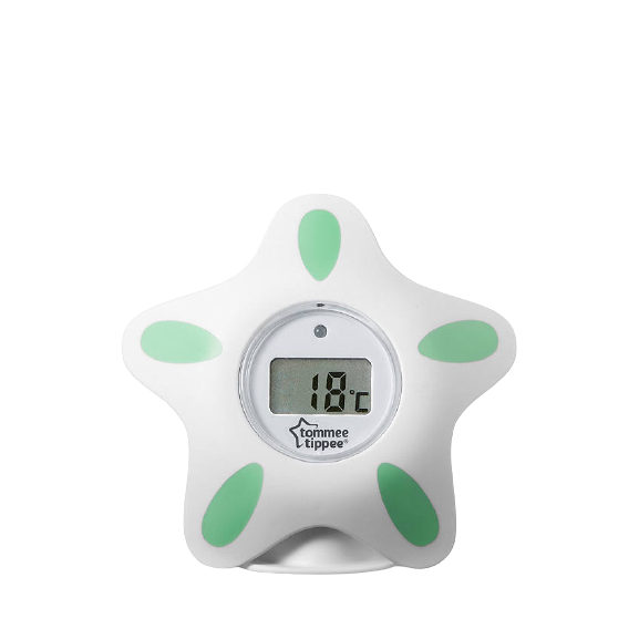 Tommee Tippee Bath & Room Thermometer - White / Green