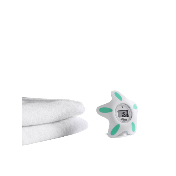 Tommee Tippee Bath & Room Thermometer - White / Green