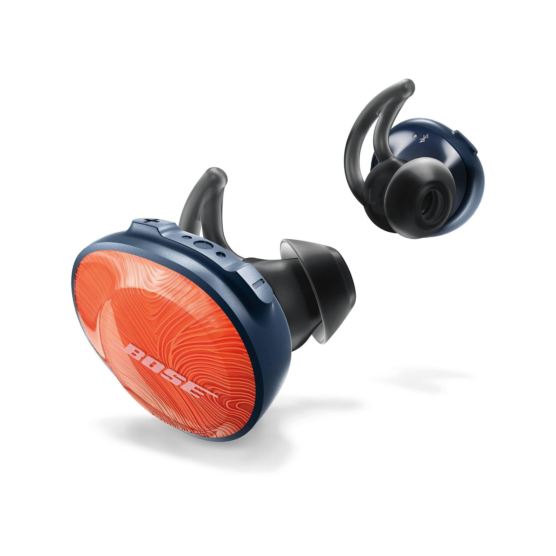 Bose SoundSport Free Wireless Bluetooth Headphones - Orange & Blue