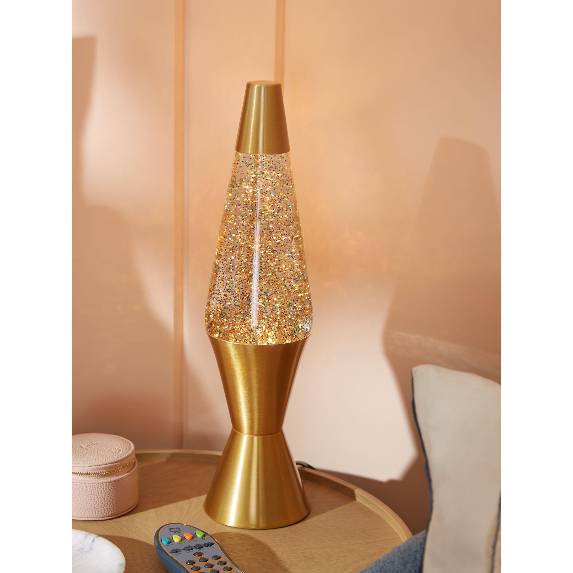 Schylling Classic Lava Lamp - Gold / Glitter