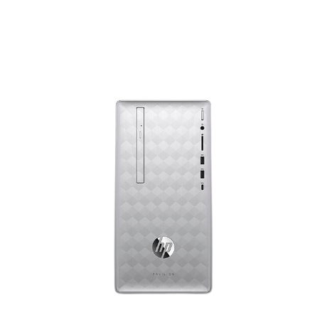 HP Pavilion 590-P0070NA Desktop PC, AMD Ryzen 7, 8GB RAM, 2TB HDD, Silver - New
