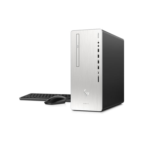 HP Envy 795-0009na Desktop PC, Intel Core i7, 8GB RAM, 2TB HDD + 256GB SSD, GeForce GTX 1050 Ti, Silver