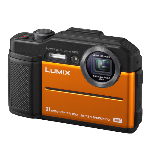 Panasonic Lumix DC-FT7 Compact Digital Camera - Orange