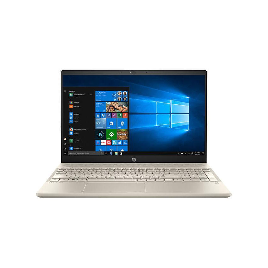 HP Pavilion 15-cs0999na Laptop, Intel Pentium Gold, 4GB RAM, 128GB SSD, 15.6”, White Cover