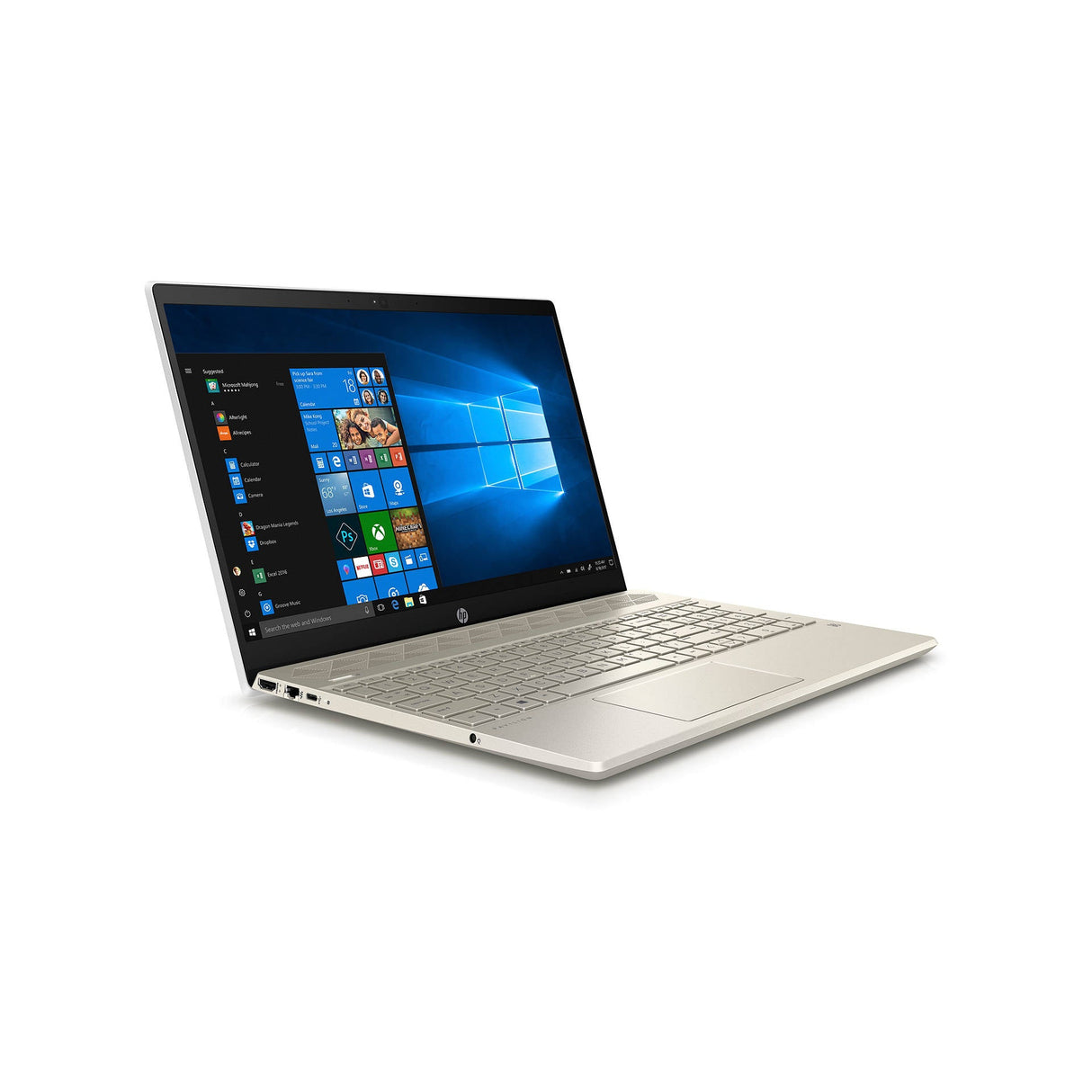 HP Pavilion 15-cs0999na Laptop, Intel Pentium Gold, 4GB RAM, 128GB SSD, 15.6”, White Cover