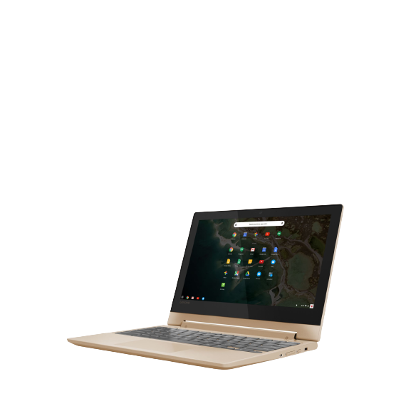 Lenovo Chromebook C330 81HY000AUK Laptop, MediaTek, 4GB RAM, 64GB eMMC, 11.6”, Champagne