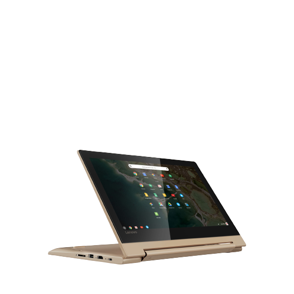 Lenovo Chromebook C330 81HY000AUK Laptop, MediaTek, 4GB RAM, 64GB eMMC, 11.6”, Champagne