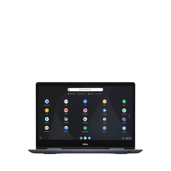 Dell Inspiron 14 Chromebook 7486 2-in-1 Laptop 14" FHD Touchscreen Intel Core i3, 4GB Ram, 128GB SSD - Grey