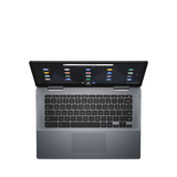 Dell Inspiron 14 Chromebook 7486 2-in-1 Laptop 14" FHD Touchscreen Intel Core i3, 4GB Ram, 128GB SSD - Grey