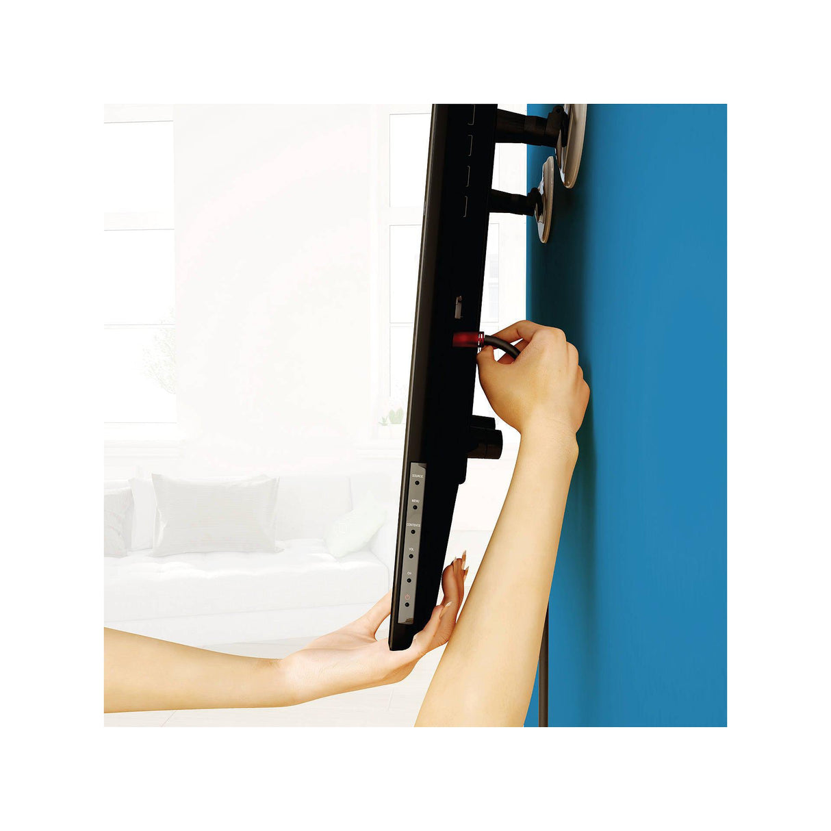 AVF Tilting TV Wall Bracket for TVs from 37” to 80” JML8451 - White
