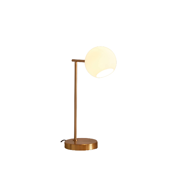 West Elm Staggered Glass Table Lamp - Brass