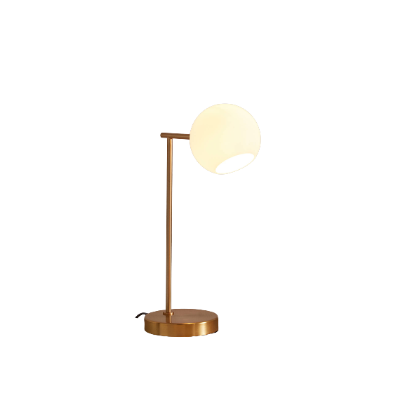 West Elm Staggered Glass Table Lamp Brass