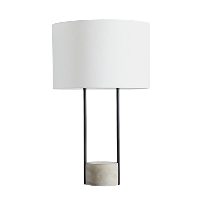 West Elm Industrial Outline Table Lamp, Bronze