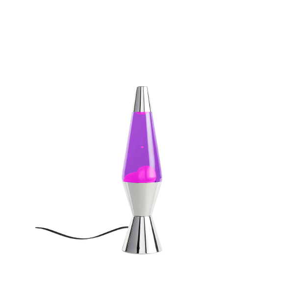 Lava Lamp Marble Table Lamp - Purple/Pink