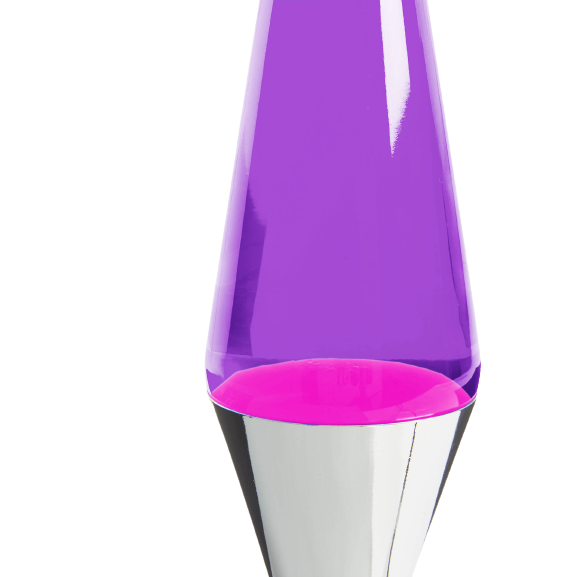 Lava Lamp Marble Table Lamp - Purple/Pink