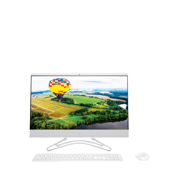 HP 24-F0036NA All-in-One Desktop PC Intel Pentium 8GB RAM 1TB HDD 23.8" - White - Refurbished Excellent