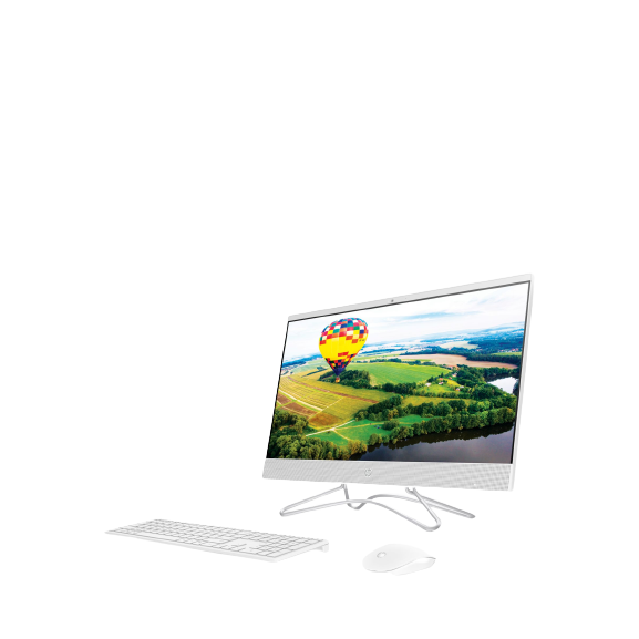 HP 24-F0036NA All-in-One Desktop PC Intel Pentium 8GB RAM 1TB HDD 23.8" - White - Refurbished Excellent