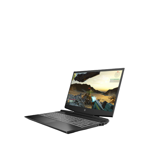 HP Pavilion 15-dk0011na Gaming Laptop, Intel i5 Processor, 8GB, 256GB SSD, 15.6" Full HD, Shadow Black