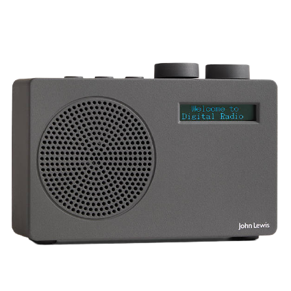 John Lewis & Partners Spectrum Mono DAB/FM Digital Radio