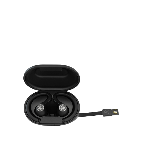 JLab JBuds Air In-Ear Sports True Wireless Earbuds - Black - New