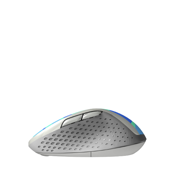 Rapoo M500 Multi-Mode Bluetooth Wireless Mouse, Camo Blue - Refurbished Good