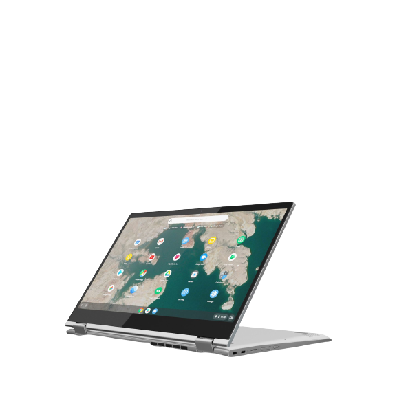 Lenovo Chromebook C340-15 81T90009UK Convertible Laptop, Intel Core i3, 4GB RAM, 64GB eMMC, 15.6", Mineral Grey